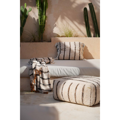 The Oh My Gee Cushion Cover - Bohemian White - 60x60