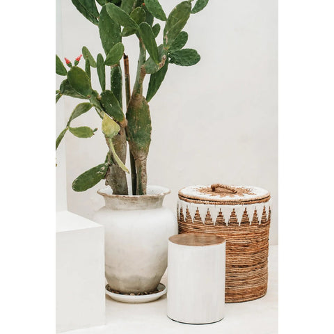 The Banana Stitched Laundry Baskets - L