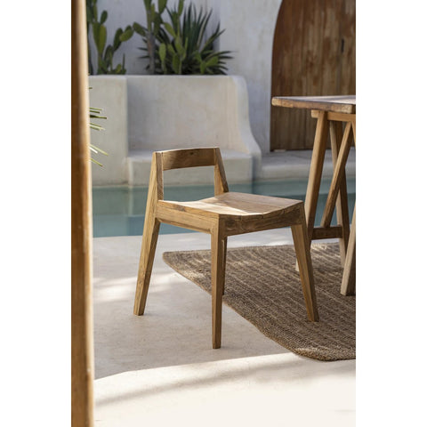 The Ydra Dining Chair - Natural - Outdoor