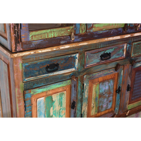 Buffet Cabinet Attachment Patina
