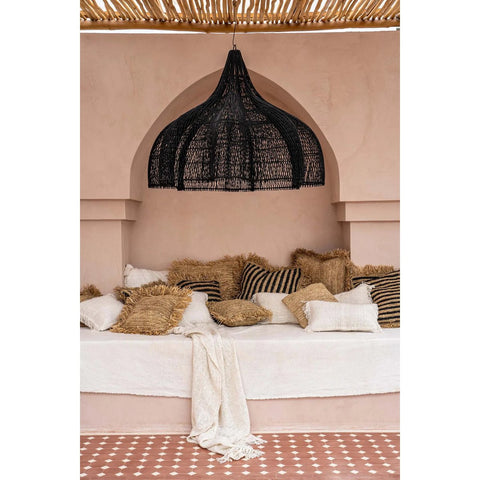 The Raffia Cushion Cover Square - Natural - 40x40