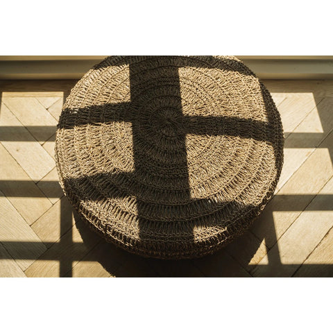 The Seagrass Pouffe - Natural - M