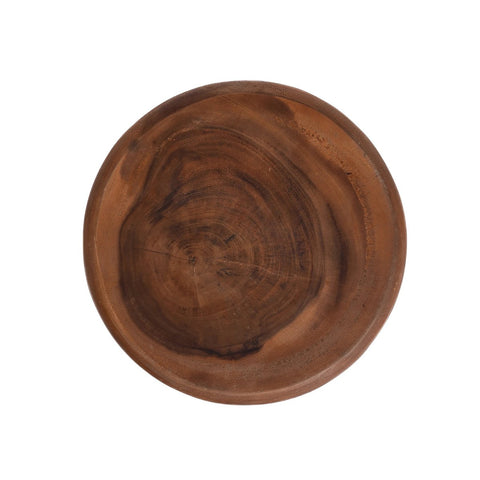 The Killa Stool - Natural features a round wooden top with visible natural wood grain and a smooth finish, resembling a high-quality side table, shown from above on a white background.