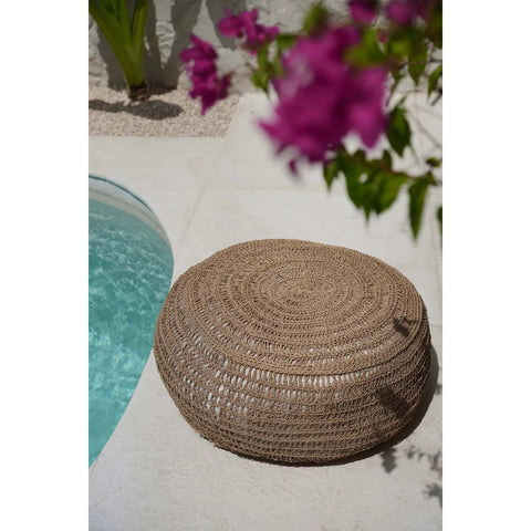 The Seagrass Pouffe - Natural - M