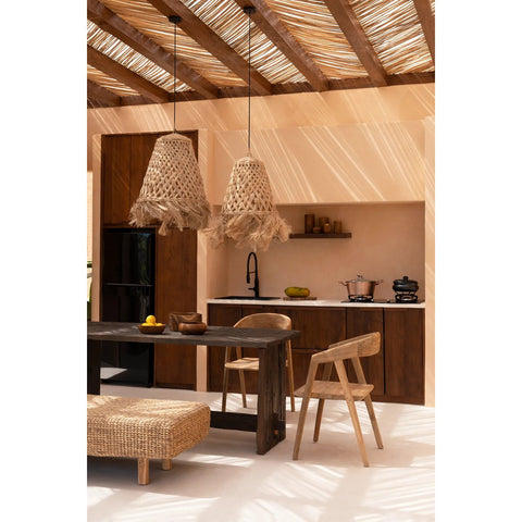 The Abaca Jelly Fish Pendant - Natural - S
