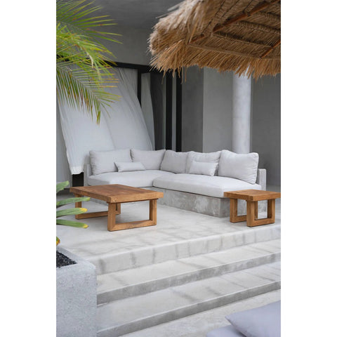 The Reclaimed Teak Side Table - Natural