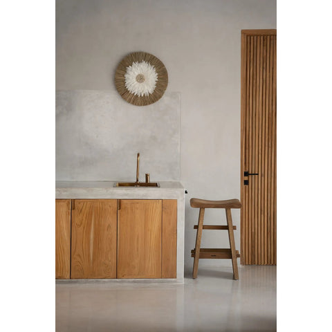 The Alang Feather Juju - Natural White