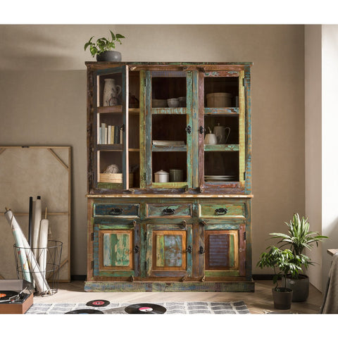 Buffet Cabinet Attachment Patina