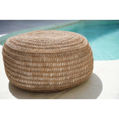 The Seagrass Pouffe - Natural - M