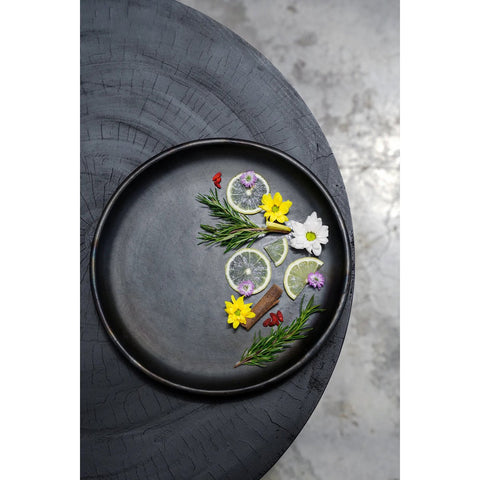 The Burned Classic Plate - Black - L