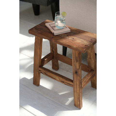 The Fab Rustic Stool - Natural