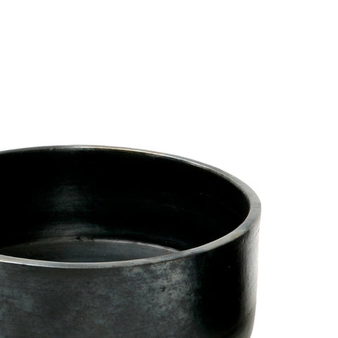 The Burned Cylinder Dish - Black - L