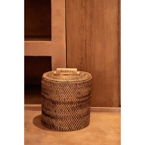 The Rattan Bin Low