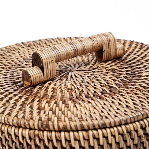 The Rattan Bin Low