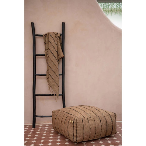 The Oh My Gee Pouffe - Beige Black