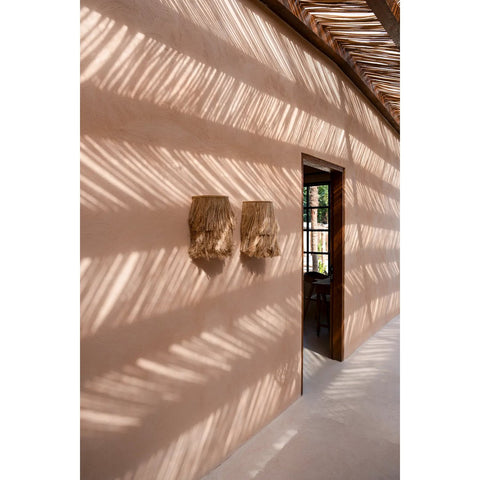 The Abaca Wall Applique - Natural - S