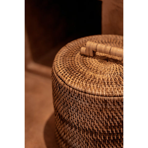 The Rattan Bin Low