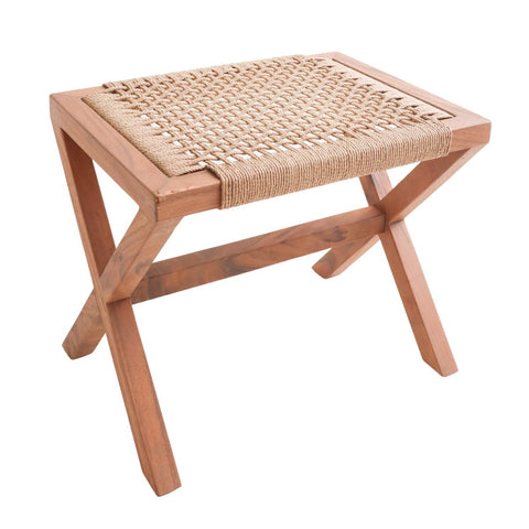 Wooden Stool, Trembesi & Recycled Paper