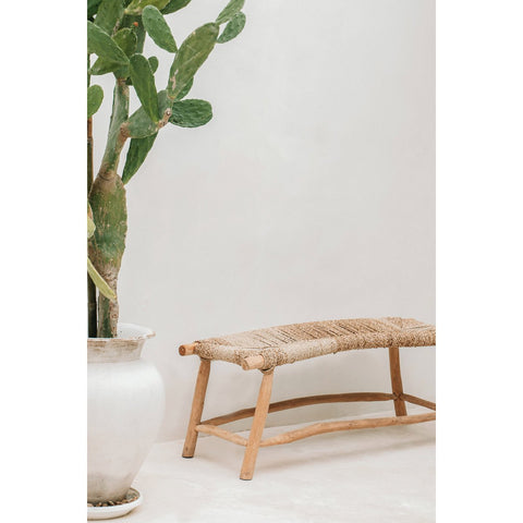 The Porto Seagrass Bench - Natural - L
