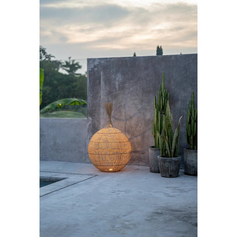 The Wonton Floor Lamp - Pendant - Natural