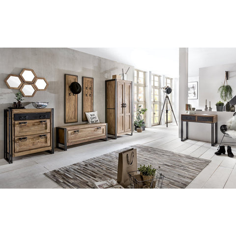 Shoe Cabinet Wood Black