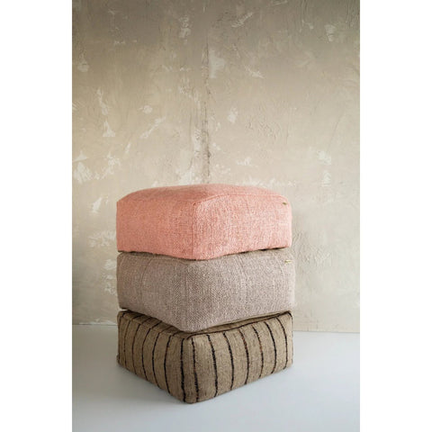 The Oh My Gee Pouffe - Beige Black