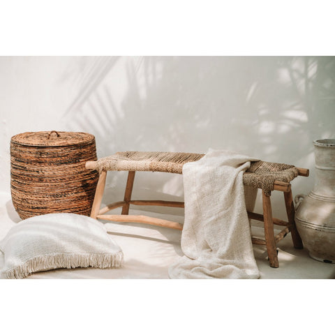The Porto Seagrass Bench - Natural - L