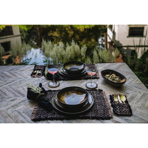 The Oh My Gee Placemat - Black Copper