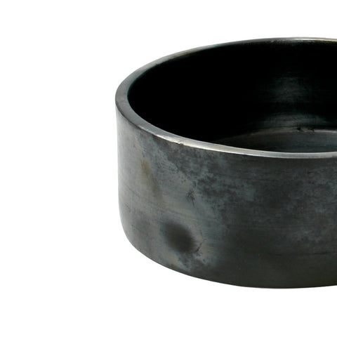 The Burned Cylinder Dish - Black - L