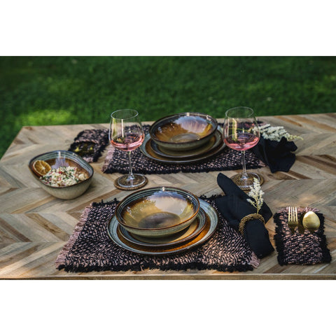 The Oh My Gee Placemat - Black Copper