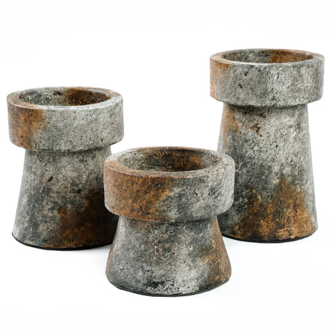 The Gypsy Candle Holder - Antique Grey - M