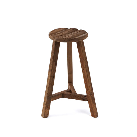 The Kabuki Bar Stool - Natural - Low