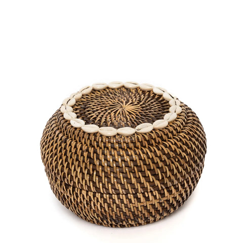 The Colonial Peek-a-Boo Basket - Natural Brown - S