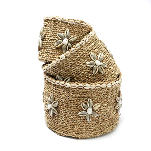 The Beach View Baskets - Natural - Set of 3