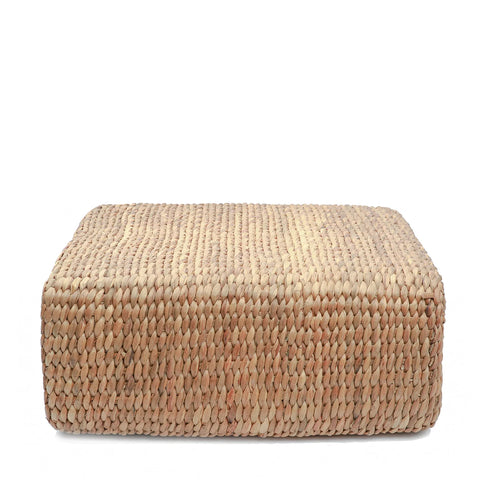 The Hyacinth Pouffe Square - Natural - M