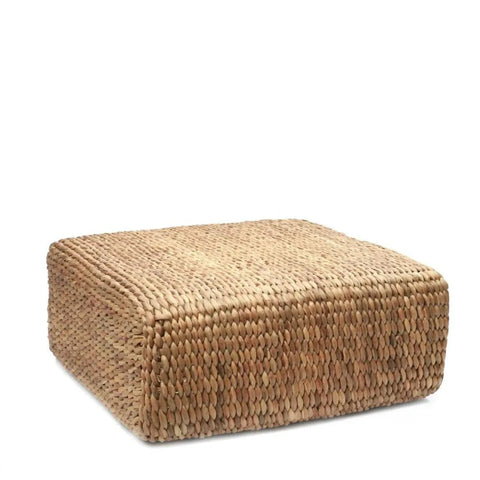 The Hyacinth Pouffe Square - Natural - M